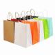ODM Recycling Colored Kraft Retail Paper Bags With Handle 16x8x22