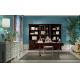 Leisure American style Study room furniture of Bookcase set with Cabinets and Office desk table