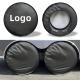 17 Inch Spare Tire Cover PVC Leather Waterproofs Dust-Proof Universal Spare Wheel Tire Cover Fit for Jeep,Trailer,
