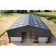 Prefabricated Horse Barn Metal Hay Sheds Painted Surface Treatment