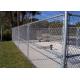 galvanized chain link fence(diamond wire mesh)/pvc coated chain link fence
