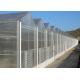 Single Layer Toughened Glass Greenhouse , Insulating Intelligent Greenhouse