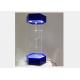 Multi Color Rotary Acrylic Retail Display Stands 4 Storey High Strength Titanium Alloy Material