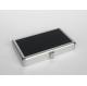 Silver Small Aluminum Hard Case With 180 Degree Open Easy Transport