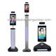 Android OS Face Recognition And Infrared Thermometer Human Body Temperature Scanner Attendance Terminal Access Control