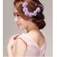 Bridal headdress flower hair accessories Starry Plum Purple Red White Pink Blue