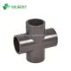 Low-Maintenance DIN 4 Way Cross Equal Tee PVC Fittings for Water Supply System