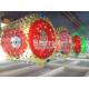 Outdoor Inflatable Water Toys Aqua Rolling Ball With PVC / TPU Material