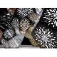 SS Modern Decorative Metal Sculpture Snowflake Polygon Light Transmission