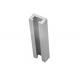 OEM Silver Aluminum Tee Extrusion, T Slot Aluminum Framing For Glass Railing