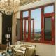 High Energy Efficiency Wood Grain Aluminum Casement Windows for House Transformation