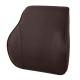 Memory Foam Auto Car Cushions 33 * 35cm Coffee Color For Lower Back Pain