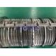 Bolts Semi Circular Wire Mesh Strainer Basket Solid Liquid Separation For Food Processing Machinery