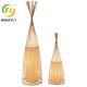 Handcrafted Bamboo Weaving Standing Lights Floor Lamps For Living Room bedroom Light