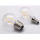 G45 4 Watt Filament LED Light Bulbs E27 3300K Glass Lower Power Consumption