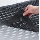 Black Anti Fatigue Mat with Holes for Work Place or Factory