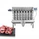 Industrial Dimpled Double Hopper Screw Feeding Multihead Weigher For Fresh Sticky Food Rib Spare