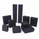 Black Paper Jewellery Packaging Jewelry Box For Earrings And Necklaces