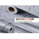 Environmental - friendly PVC Self Adhesive Wallpaper , Gray Color 60cm * 50m Per
