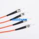 Armoured Fiber Optic Patch Cord , Multi Mode Duplex Fiber Optic Cable ST - ST