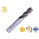 4 Flute Square CNC End Mill Cutter High Rigidity Smooth Chip Removal NOT Coating