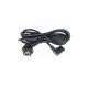 Deluxe Euro type 90 degree black Power cord  IEC C13 angled female Power table 0.5m-10m