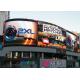 Adjustable Brightness Curved LED Screen Display Full Color In Commercial Walking Street
