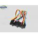 5 Pins SPDT Type Auto Wiring Harness With Slide Wires 3 Pack 12 Volt With Plastic Socket