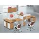 modern 4 persons office table workstation in warehouse in Foshan