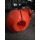 Rotational moldong process made floater ID 350 * OD 1000 * L 1000  filled with high strength polyurethane foam