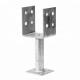 Metric Metal Angle Post Brackets for 2x4 Wood Fences Free Mold Fee Easy Installation