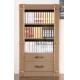 classical old style antique grey canvas fabric bookcase furniture