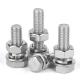M36 Din933 Din934 Stainless Steel Hex Bolt and Nut Set with White Zinc .Yellow Zinc. HDG