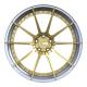 Brushed Gold Two Piece Forged Wheels ET35 21 Inch 5x114.3