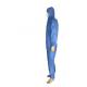 Liquid Resistant Disposable Isolation Gowns Safety Protective Clothing Dark Blue