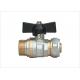 butterfly handle male brass ball valve for PEX-AL-PEX
