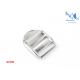 Brush Nickle Metal Ladder Lock Buckle , Custom Metal Backpack Buckles 24mm