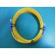 Yellow cable SM Duplex Fiber Optic Patch SC / UPC Connector PVC Cable