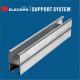 20 Ft Galvanised Steel Strut C Channels Stainless Steel Aluminum