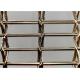 10m Woven Architectural Metal Mesh  / Decorative Mesh Curtain For Construction