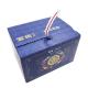 Custom Recycled Corrugated Paper Snap Lock Bottom Zipper Boxes With Logo