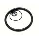 Black NBR O Rings Oil Resistance 70 - 90 Shore Hardness For Gas Compressors