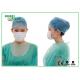 PC 3- Ply ESD Disposable Face Mask With Ear Loop For Clean Room , Professional Custom