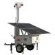Solar Mobile Security Trailer With 6m Manual Mast For Public Events Monitoring