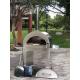 201 Stainless Steel Wood Fired Pizza Oven 900mm Outdoor Stainless Pizza Oven