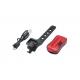 1w Bicycle Rear Lights 36x34mm Low Power Consumption , 60mm Rear Back Light Bike