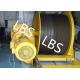 ISO9001 Electric Winch Machine With LBS Grooving For Platform And Emergency Lifting