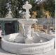 White Marble Water Fountain Nude Lady Statue Figure Stone Garden Large Outdoor Decorative Fountains