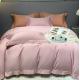 Breathable Organic 100 Bamboo Sheet Set Plain Dye Pink