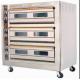 27KW / 3~380V Luxury Electric Baking Oven For Bread Shop , 1655x770x1540mm